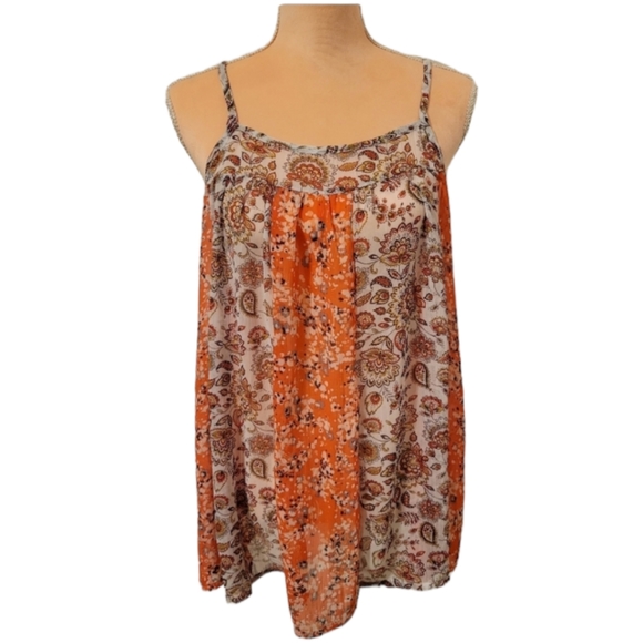 Torrid Chiffon Paneled Cami Size 00 - Picture 4 of 10